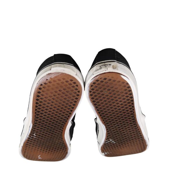 Vans Shoes Womens 6.5 Slip On Sneakers Casual Black Asher Low Perforated Skate - Picture 11 of 11